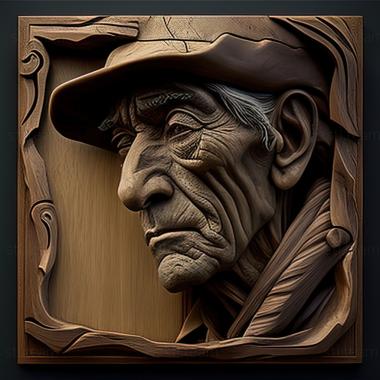 3D model Charles Wilson Peel American artist (STL)